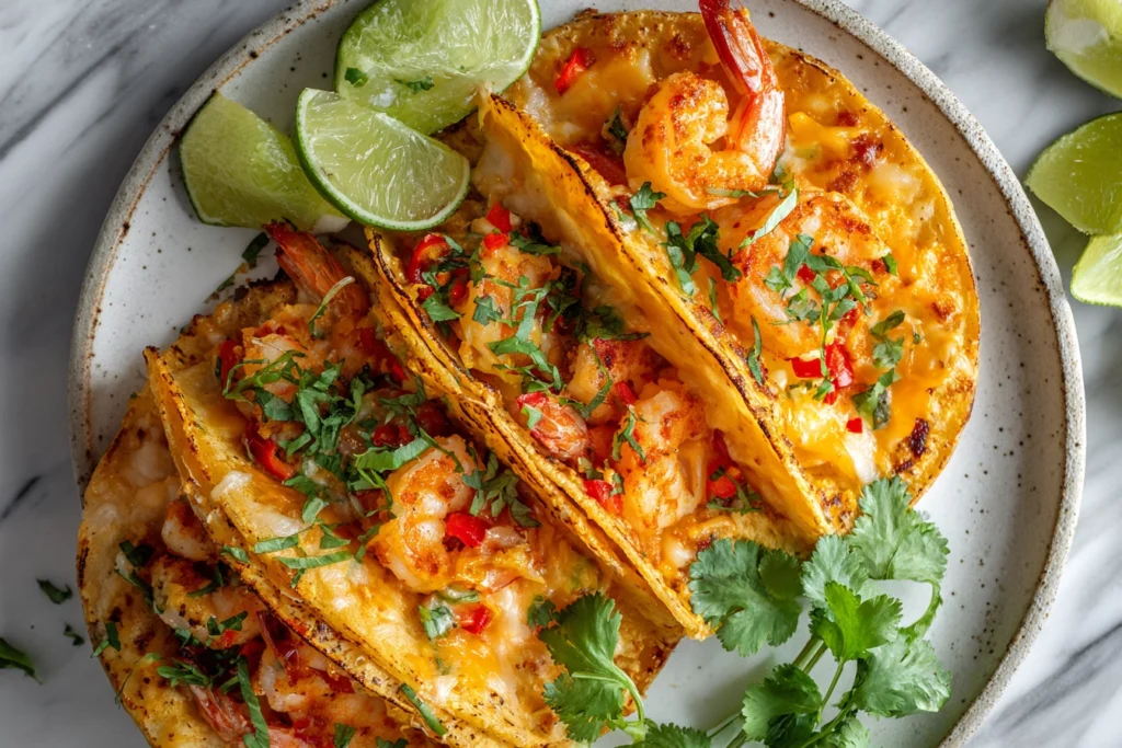 Tacos Gobernador Recipe: Authentic Mexican Shrimp & Melted Cheese Tacos