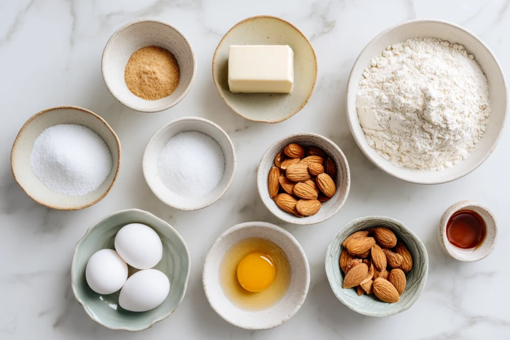 Almond croissant cookies