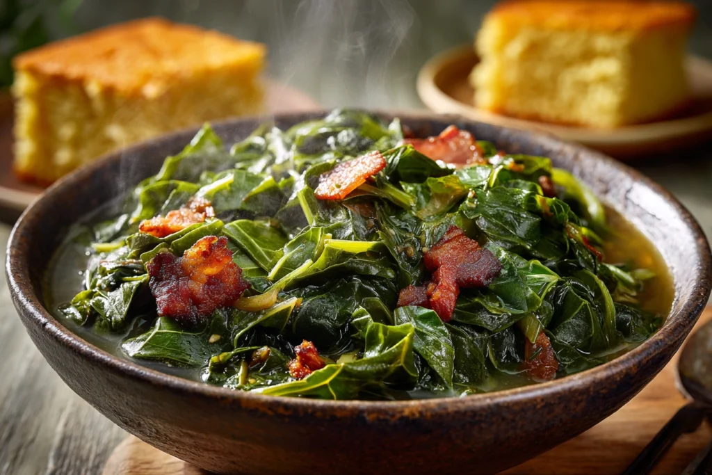 Homemade Perfectly Seasoned Collard Greens: A Rich and Flavorful Southern Classic