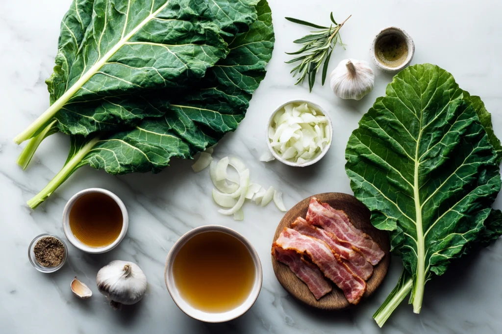 Homemade Perfectly Seasoned Collard Greens