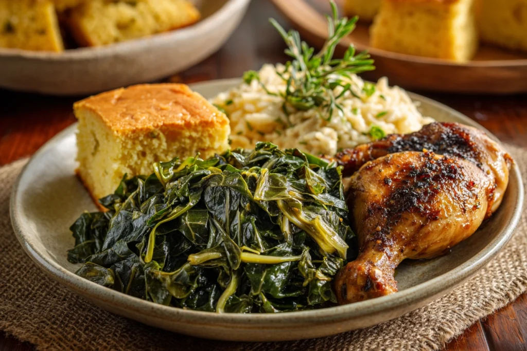 Homemade Perfectly Seasoned Collard Greens