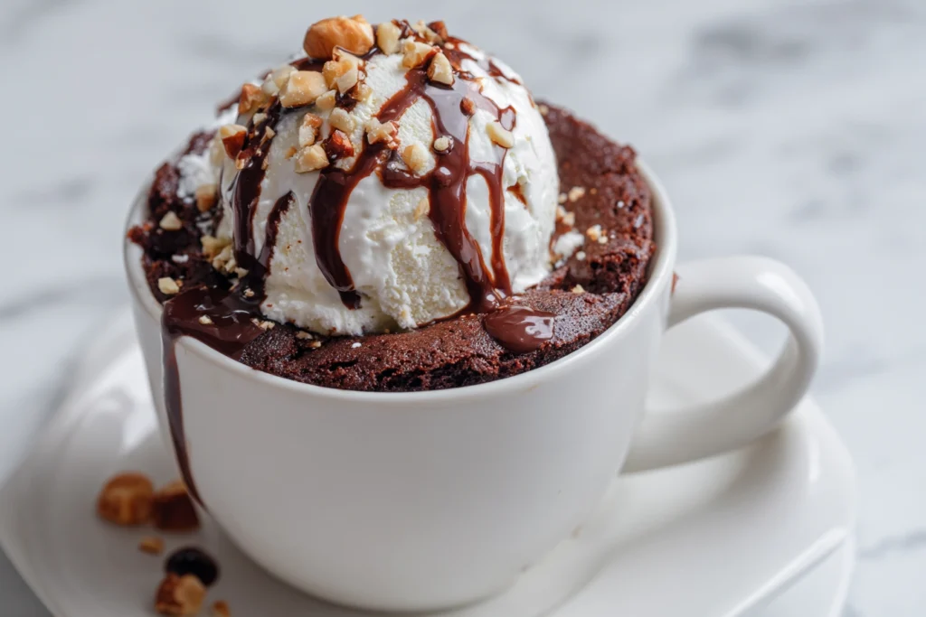 Nutella Mug Cake No Egg