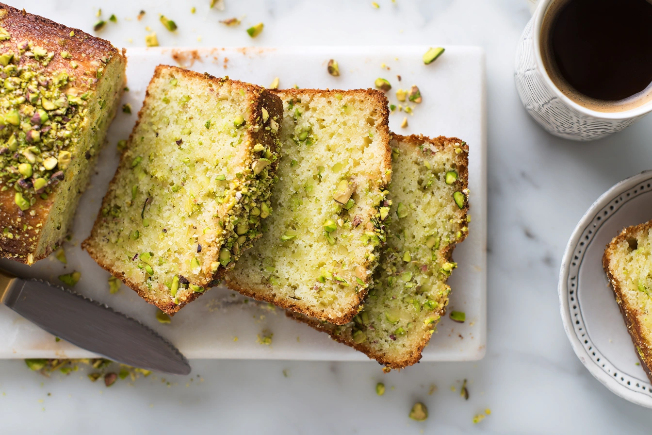 Pistachio Loaf: A Moist and Elegant Nutty Cake for Every Occasion