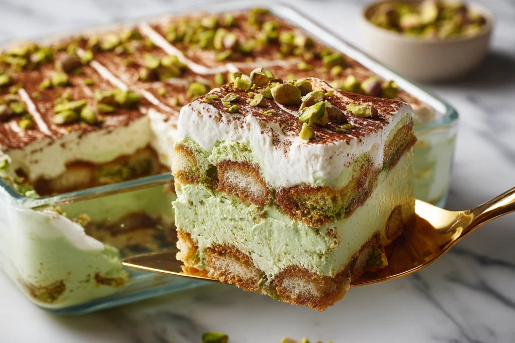 Pistachio Tiramisu