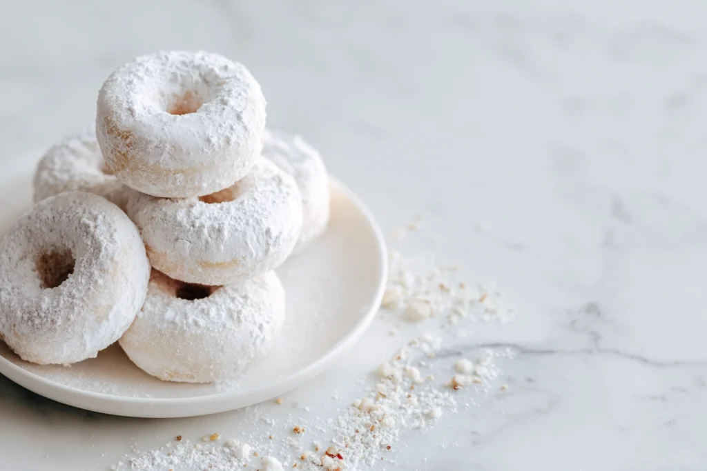 Powdered Sugar Donuts