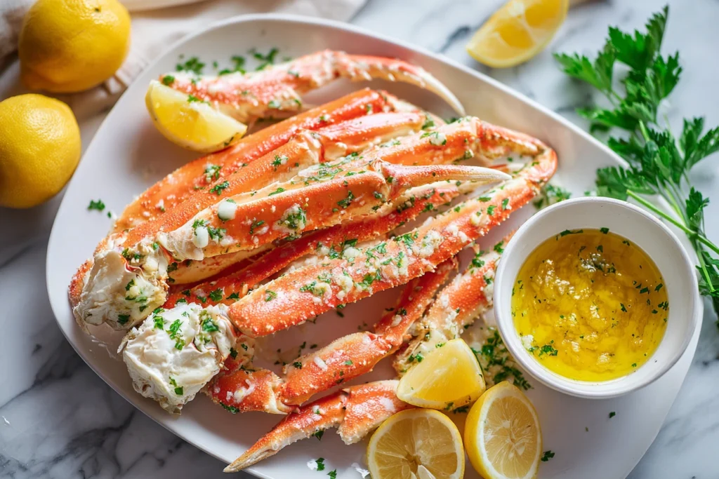 Snow Crab Legs with Garlic Butter: A Simple and Elegant Seafood Recipe