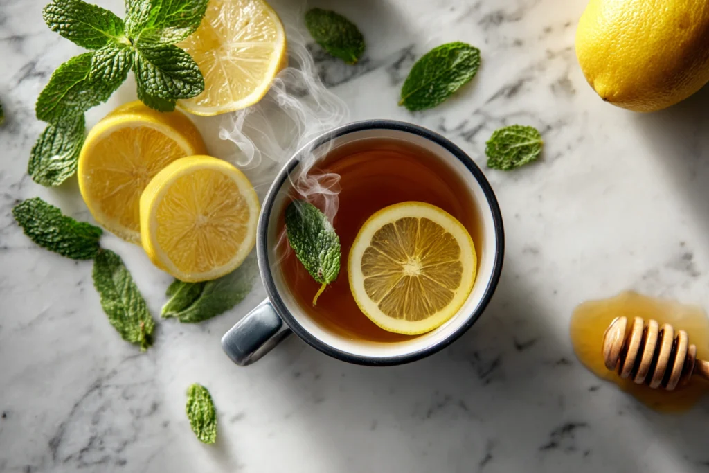 Starbucks Medicine Ball Tea (Copycat Honey Citrus Mint Tea Recipe)