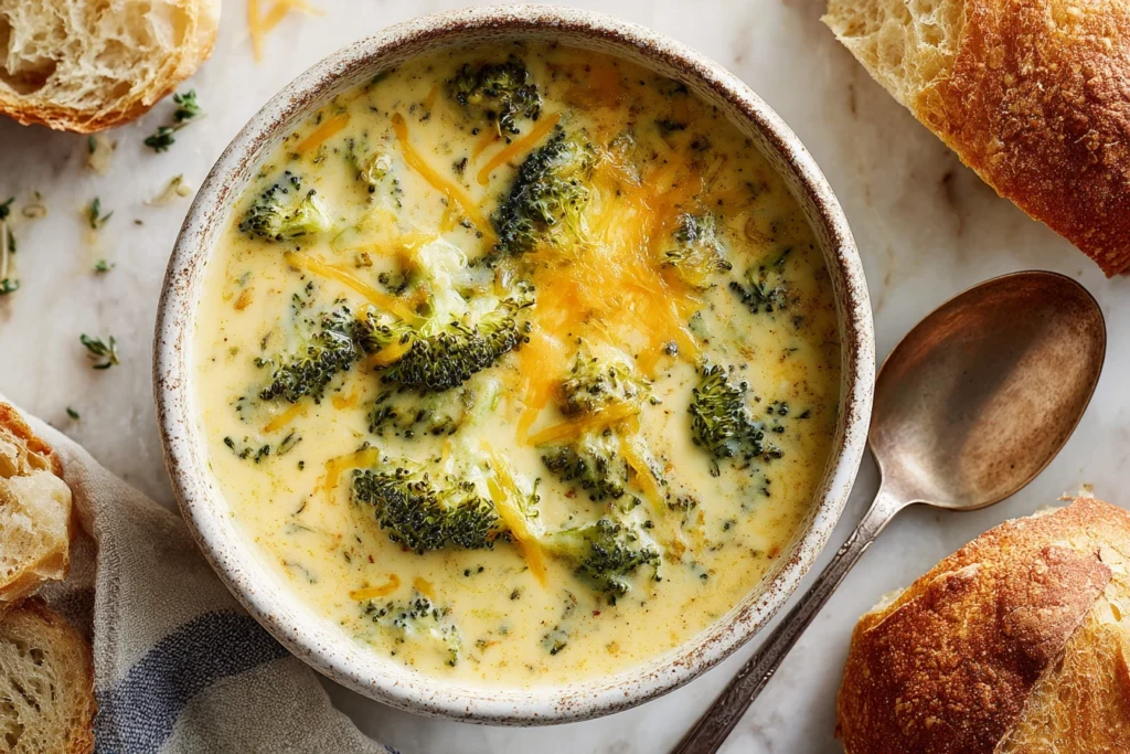 Pioneer Woman Broccoli Cheese Soup – Creamy Comfort in Every Spoon