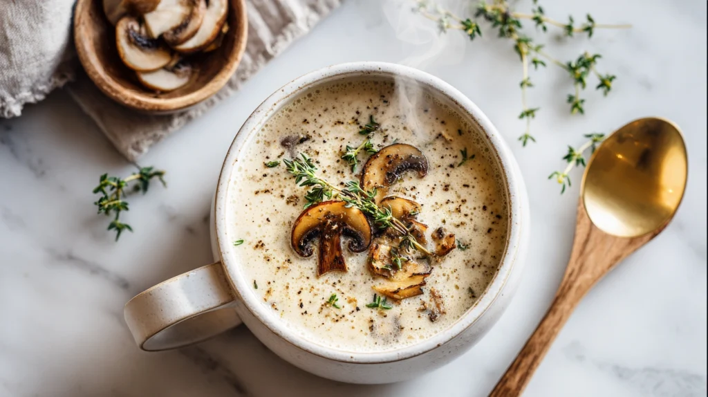 Keto Mushroom Soup Recipe