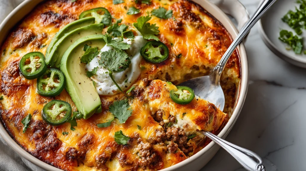 Keto Taco Casserole