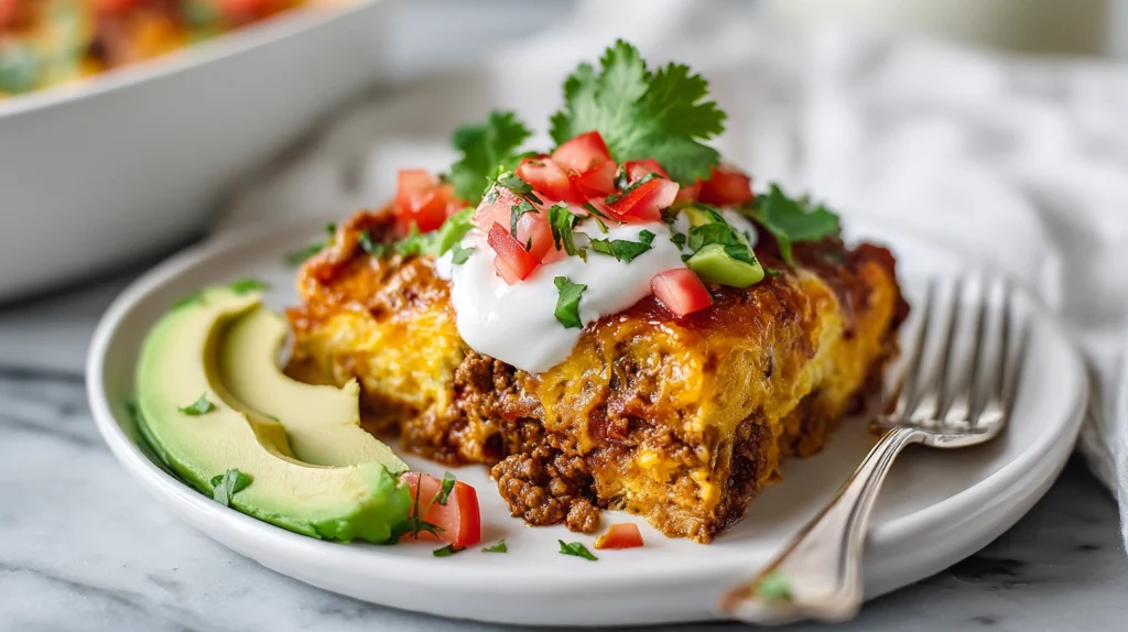 Keto Taco Casserole