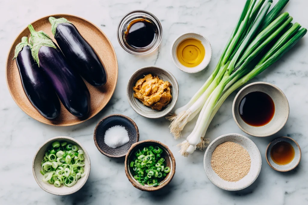 Miso Glazed Eggplant