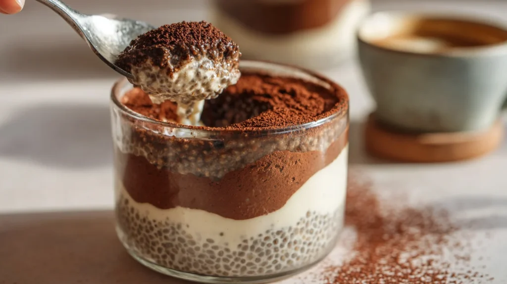 Tiramisu Chia Pudding