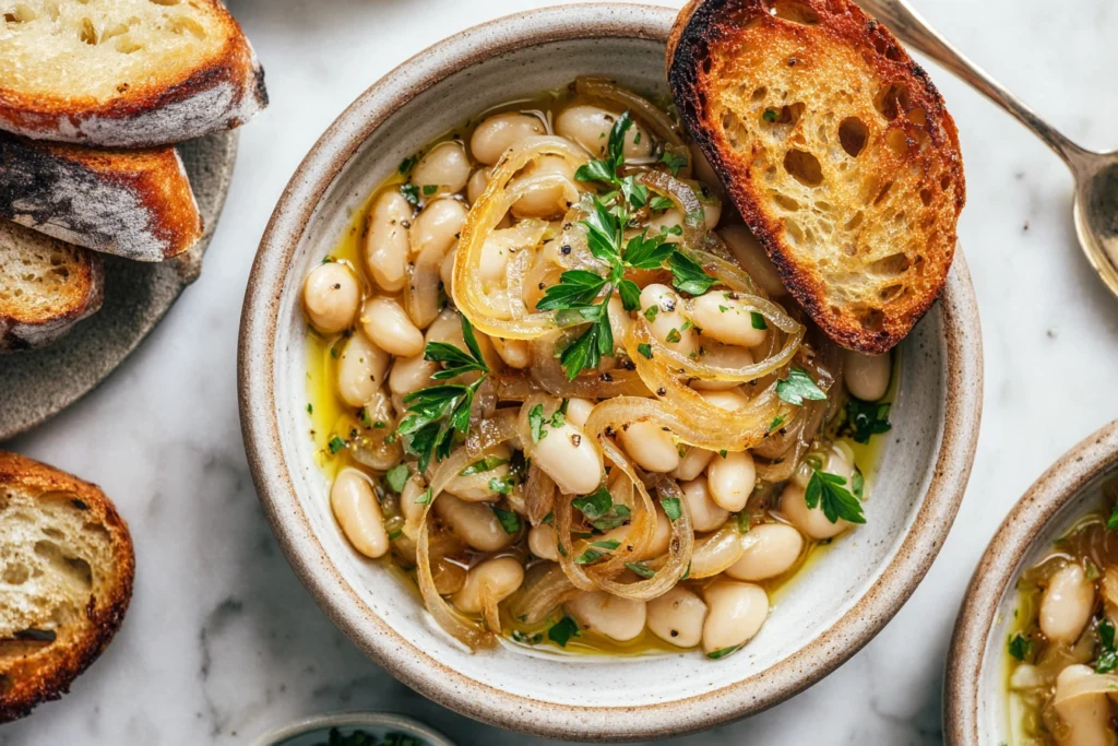 White Beans Onion Confit