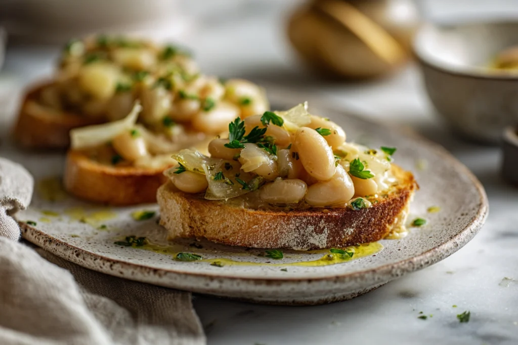 White Beans Onion Confit