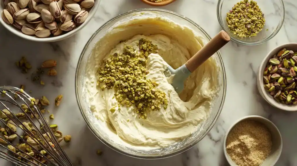 pistachio ricotta cake